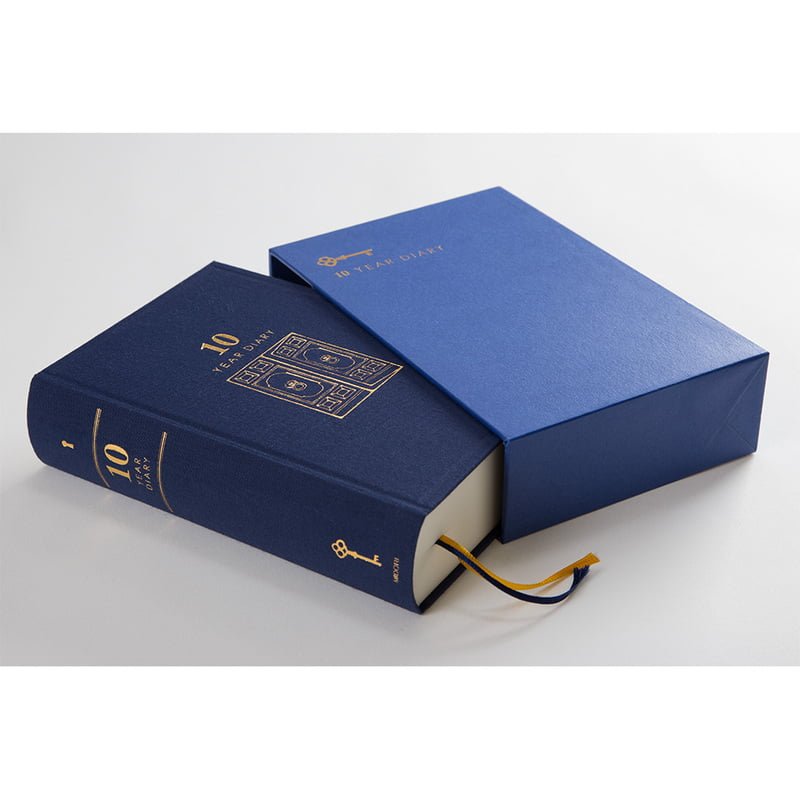 10 year diary Gate - Blue - 2 - Midori - Tidformera