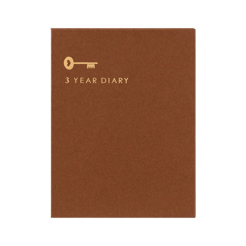 3 year diary Gate - Mini - Blue - Purple - 9 - Midori - Tidformera