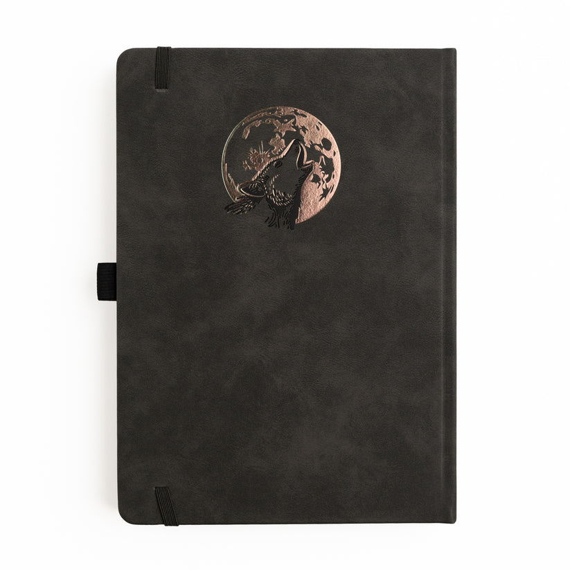 Dotted Notebook - B5 - Wolf in the Night