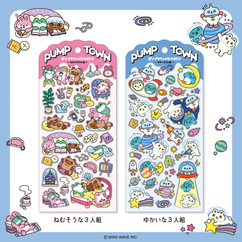 Stickers Pump Town - The Three Friends - 3