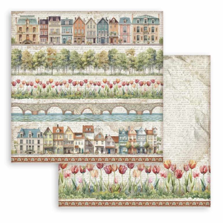 Scrapbooking Paper - Double-Sided - Art of Traveling