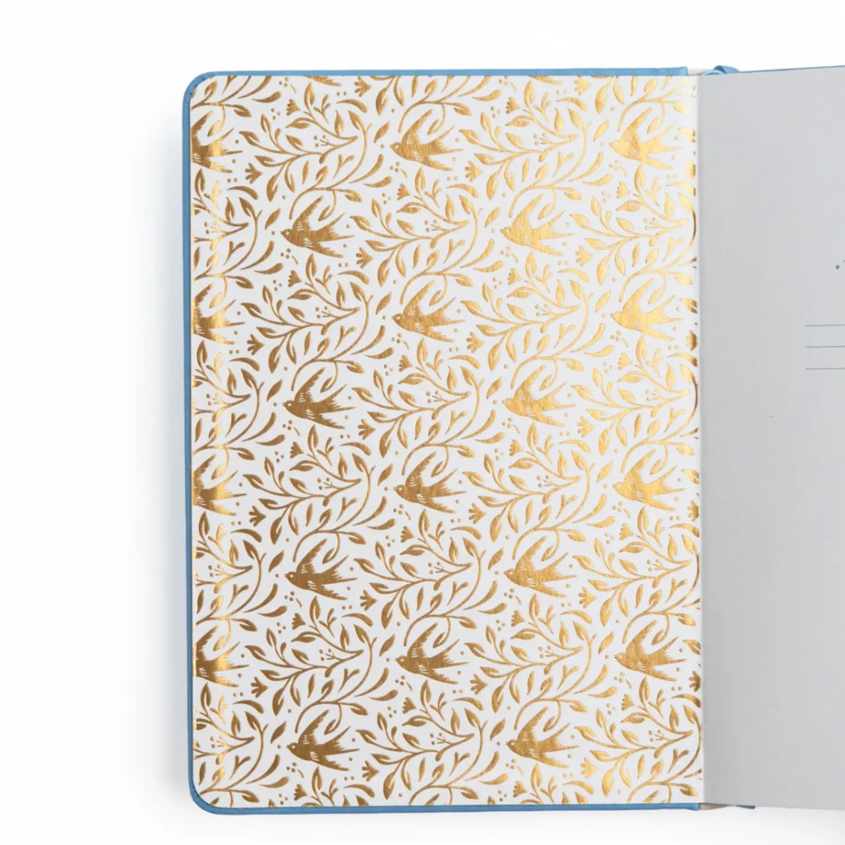 Dotted Notebook Songbird In Blue Slim