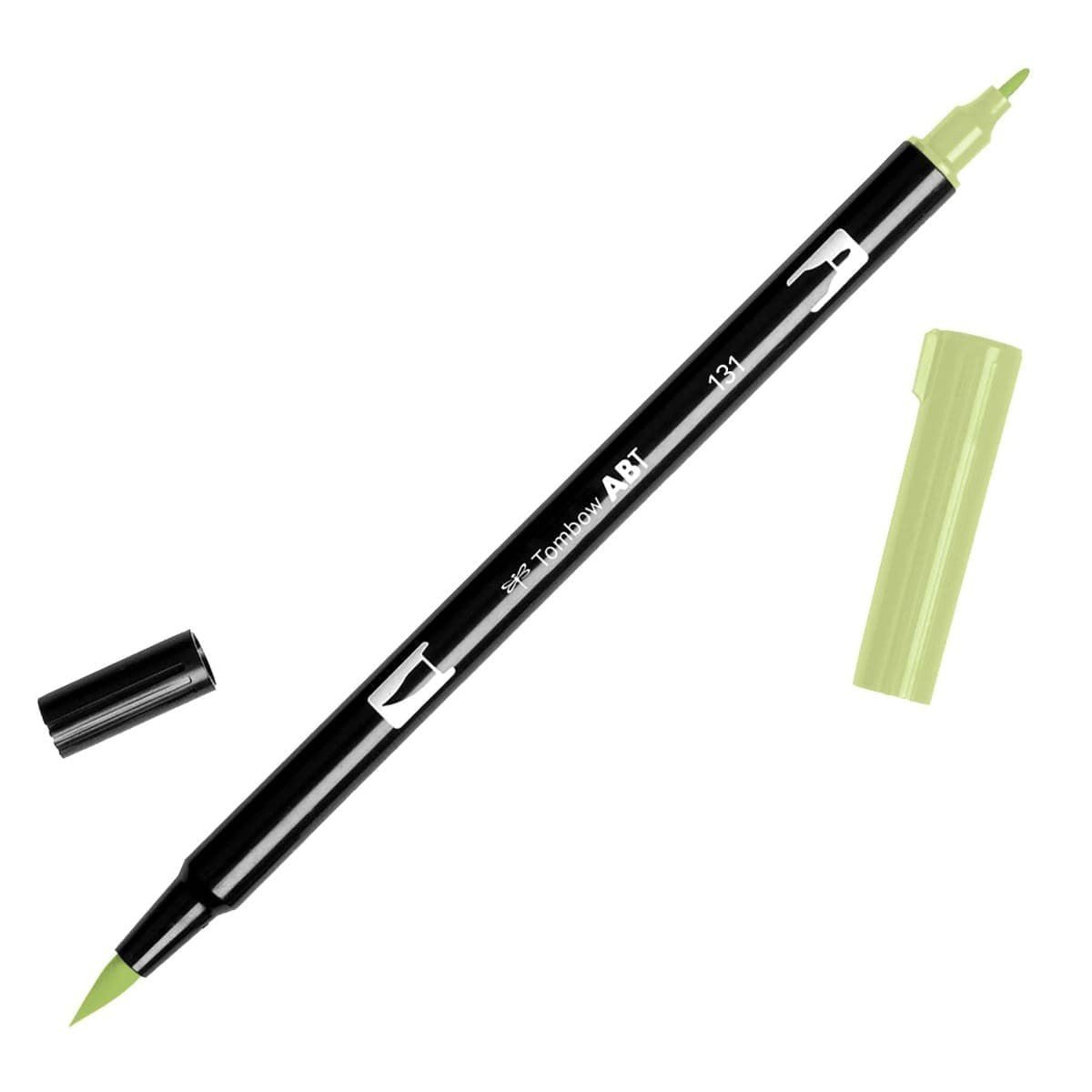ABT Dual Brush pen - 131 Lemon lime - Penselpenna med gul färg - Tombow - Tidformera