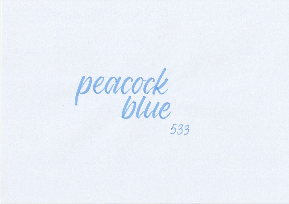 ABT Dual Brush pen - 533 Peacock blue - 3 - Tombow - Tidformera