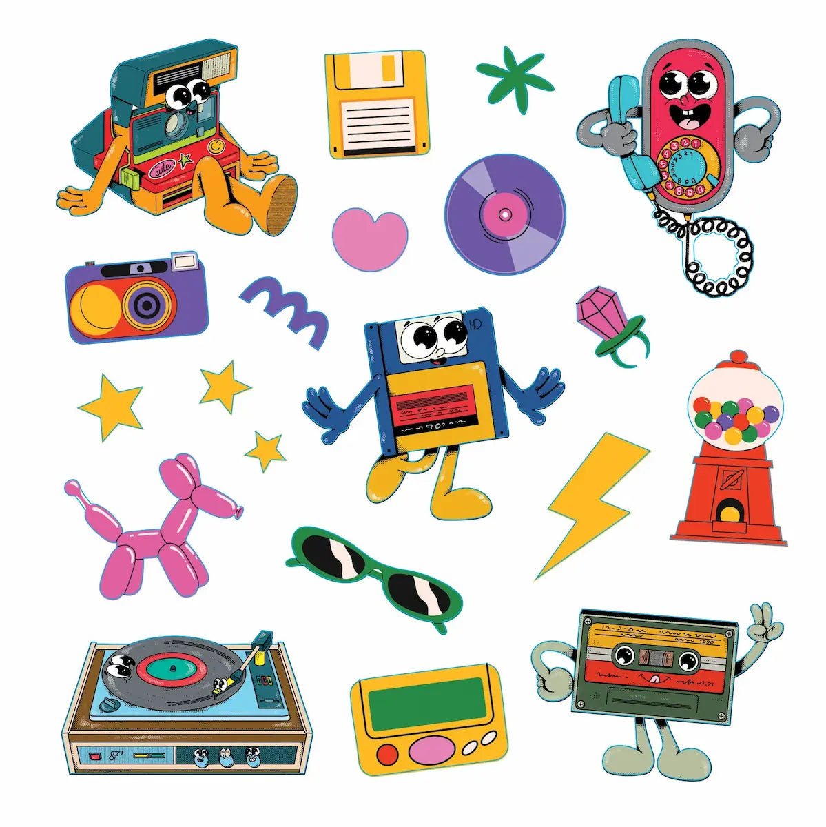 Another Really Great Sticker book - 5 - Peter Pauper Press - Tidformera