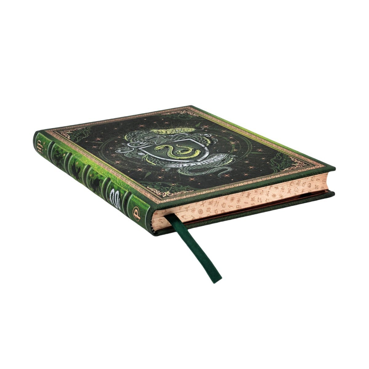 Anteckningsbok Harry Potter - Slytherin - Midi Olinjerad - 3 - Paperblanks - Tidformera