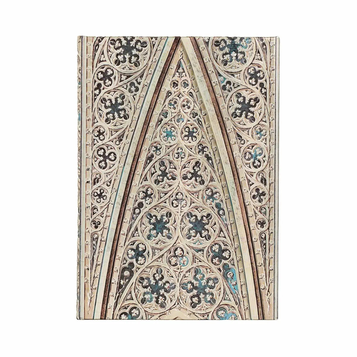 Anteckningsbok Vault of the Milan Cathedral Midi Linjerad Wrap från Paperblanks. Skrivbok med valvliknande mönster på - Tidformera