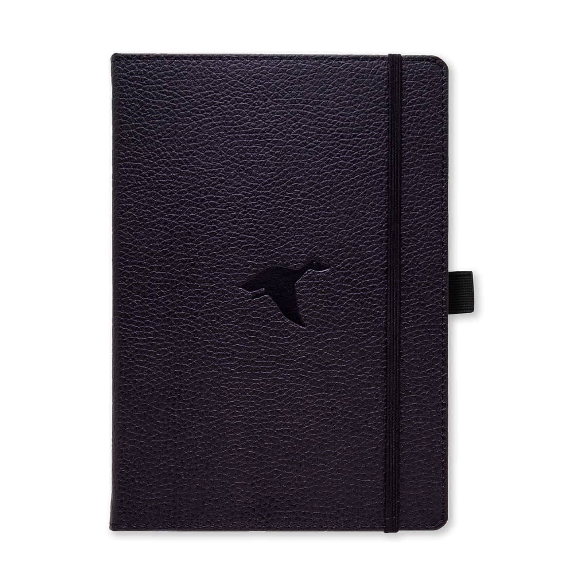 Anteckningsbok Wildlife Dotted A5 Black Duck från Dingbats* - Svart anteckningsbok med en and på. Boken har svart gummiband för stängning samt pennhållare.
- Tidformera