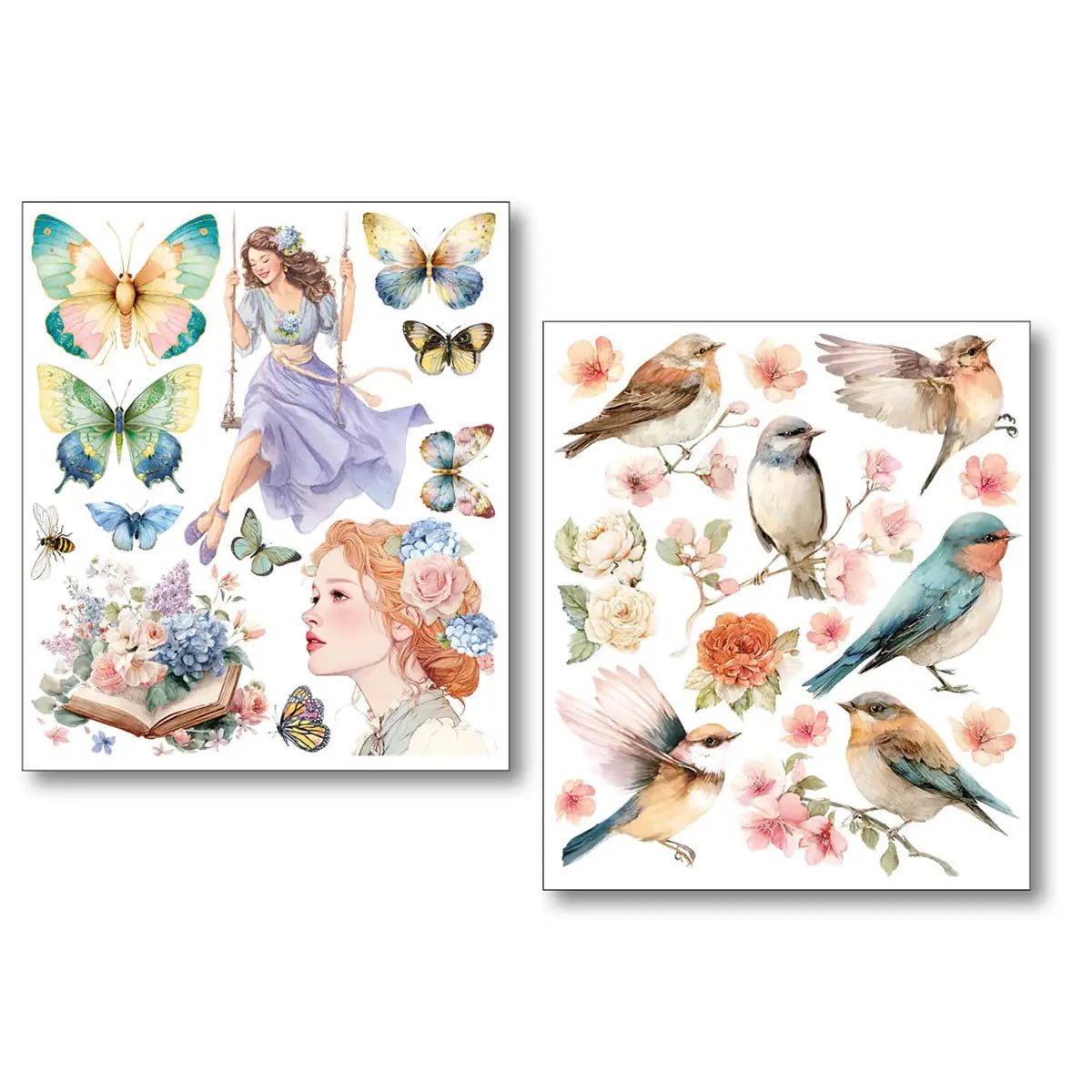 Art stickers 14 x 12 10 - pack - Daydreams - 2 - Ciao Bella - Tidformera