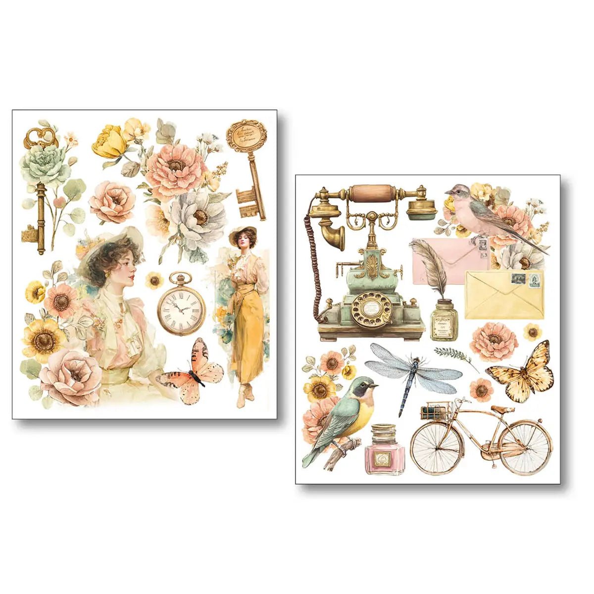 Art stickers 14 x 12 10 - pack - Reminder - 2 - Ciao Bella - Tidformera