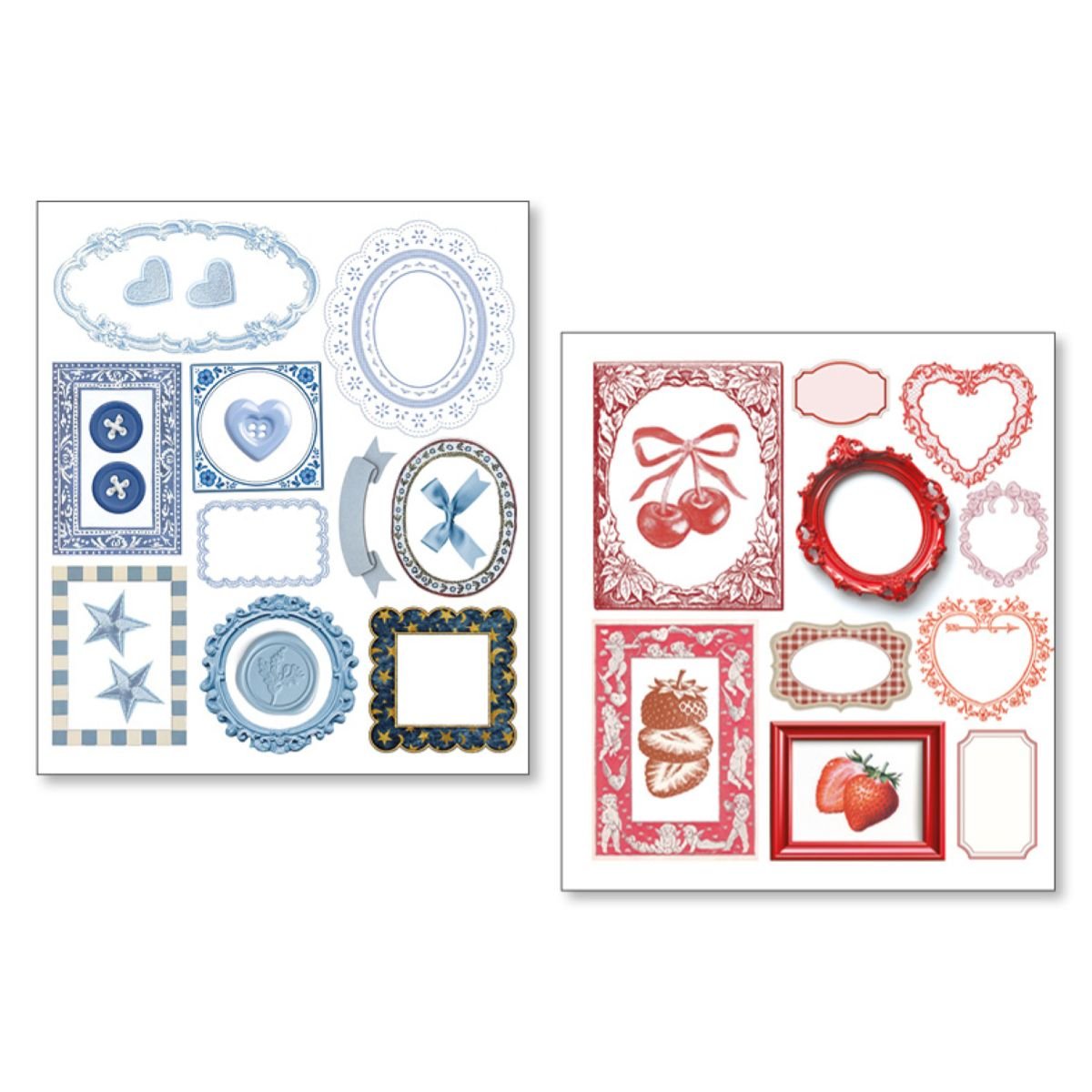 Art stickers 14 x 12 10 - pack - Whisper frames - 2 - Ciao Bella - Tidformera