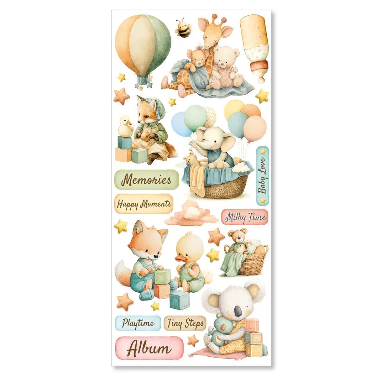 Art stickers 5 - pack - Lunibloom - 4 - Ciao Bella - Tidformera