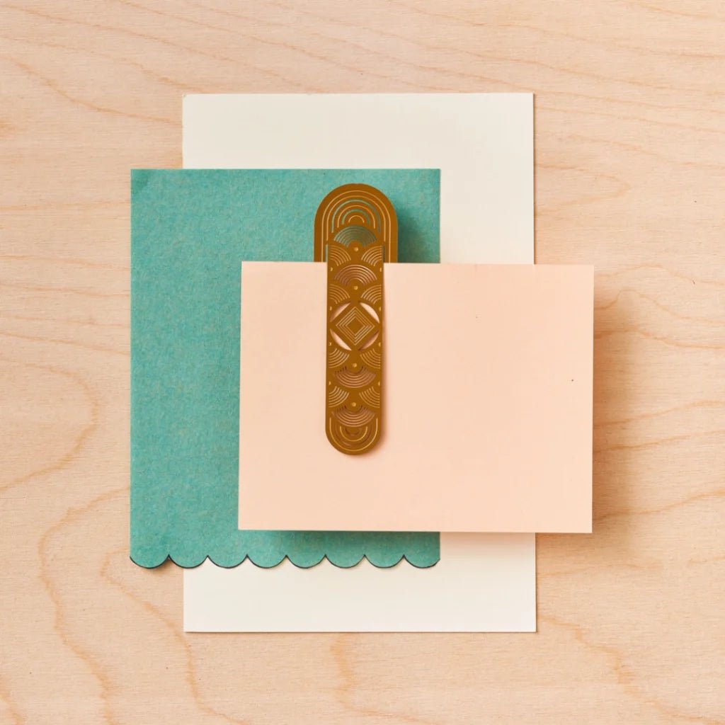 Bookmark Art Deco - 2 - Another Studio UK - Tidformera