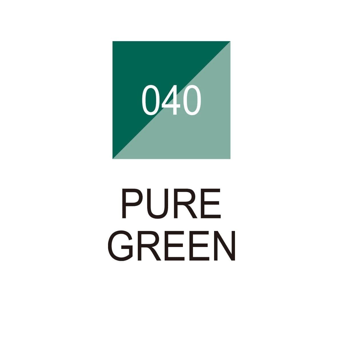 Brushables Brush pen Penselpennor - 040 Pure Green - 2 - ZIG Kuretake - Tidformera