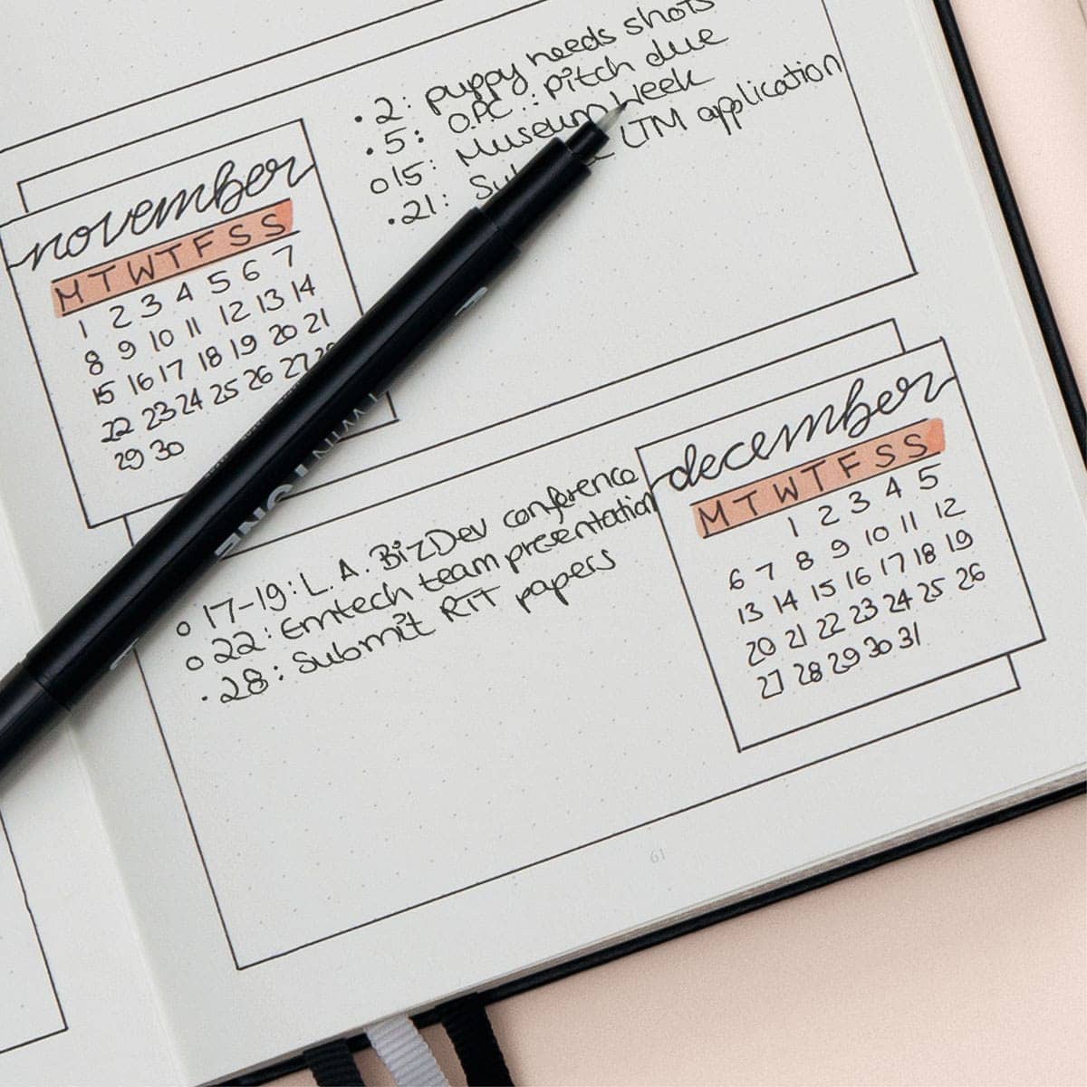 Bullet Journal Edition 2 Dotted - Black - 2 - Leuchtturm1917 - Tidformera