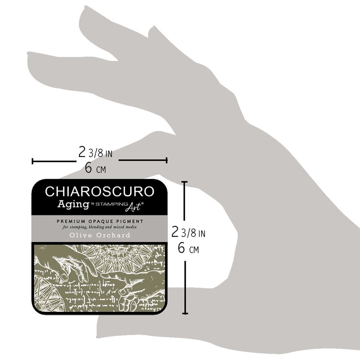 Chiaroscuro Aging Ink pad - Olive Orchard - 5 - Ciao Bella - Tidformera