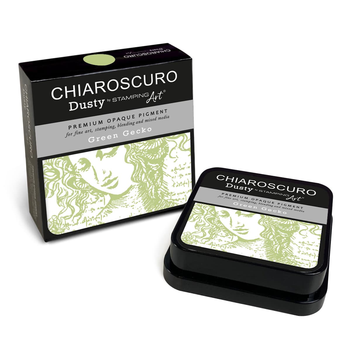 Chiaroscuro Dusty Ink pad - Green Gecko - 4 - Ciao Bella - Tidformera