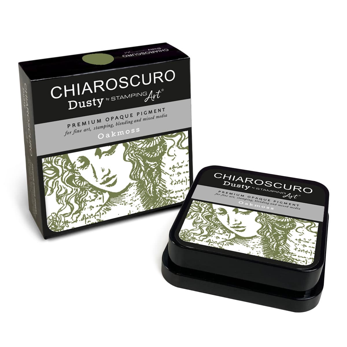 Chiaroscuro Dusty Ink pad - Oakmoss - 4 - Ciao Bella - Tidformera