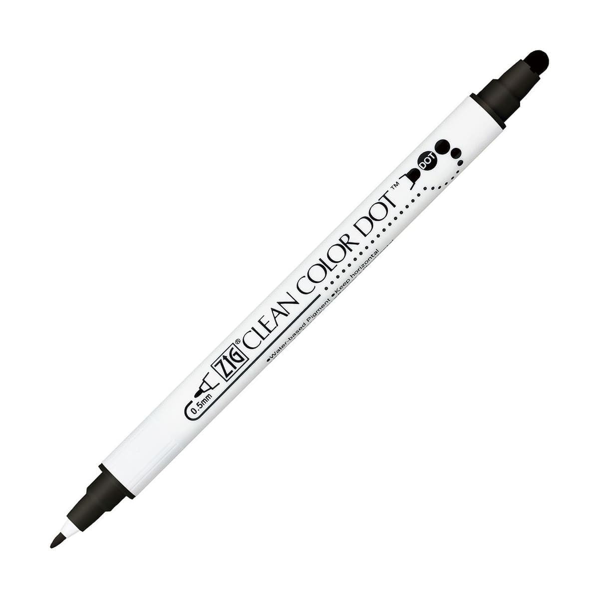 Clean color dot pen - Black 010 - 1 - ZIG Kuretake - Tidformera