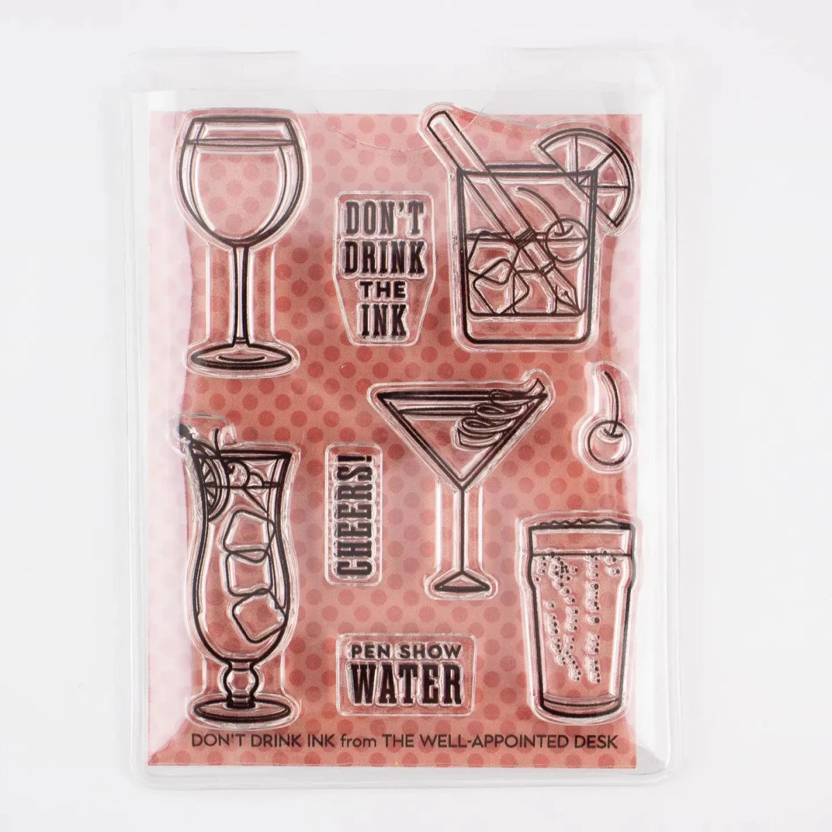 Clear Stamp Set - Don't Drink the Ink - 1 - The Well-Appointed Desk - Tidformera