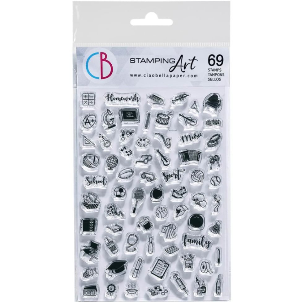 Clear stamps - BuJo Family - 1 - Ciao Bella - Tidformera
