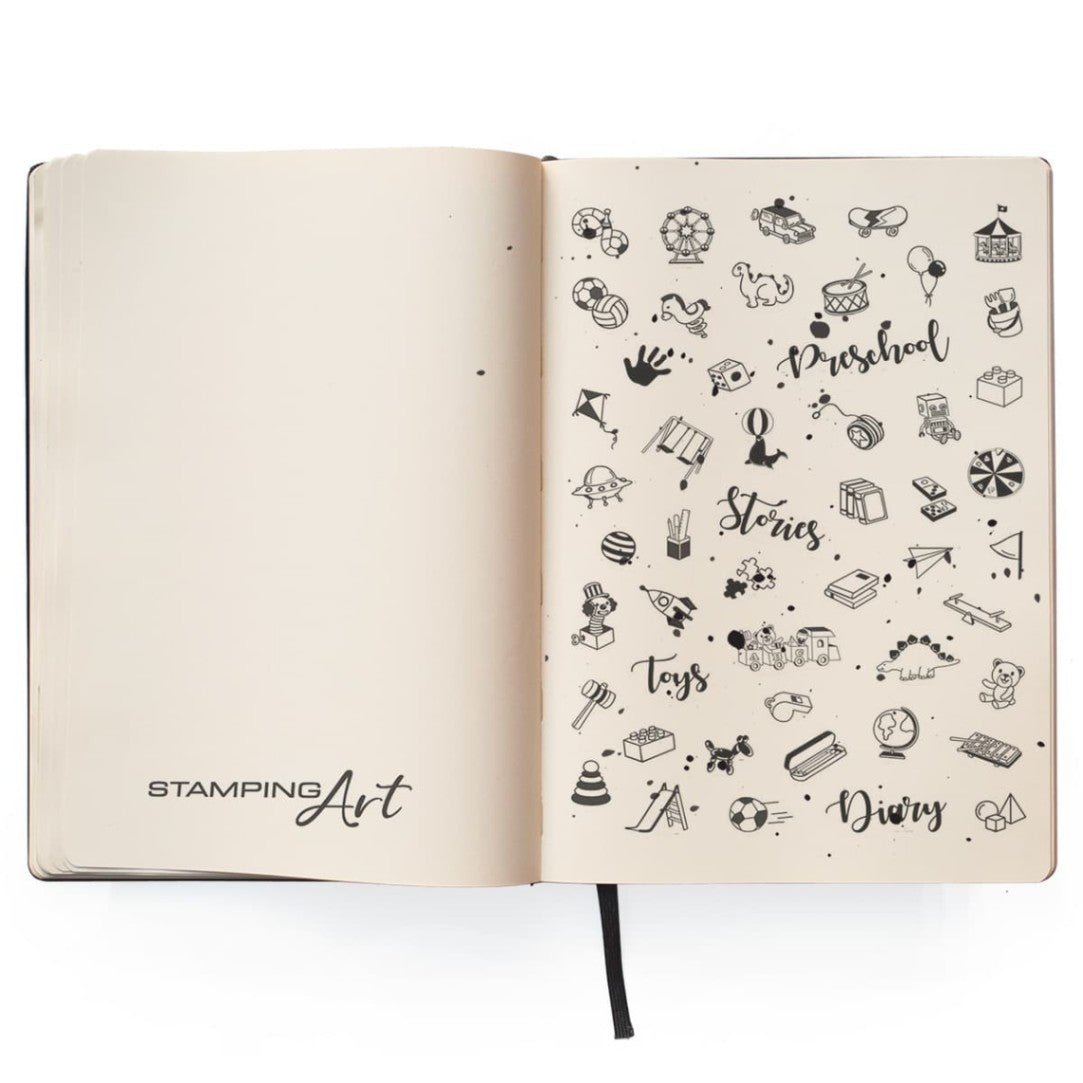 Clear stamps - BuJo Preschool - 2 - Ciao Bella - Tidformera