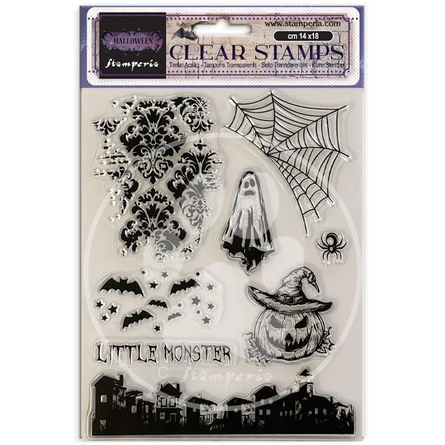 Clear stamps Halloween - 1 - Stamperia - Tidformera