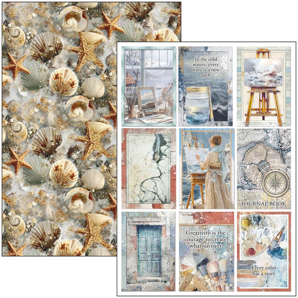 Creative Pad 9 - pack - An artist journey - 10 - Ciao Bella - Tidformera