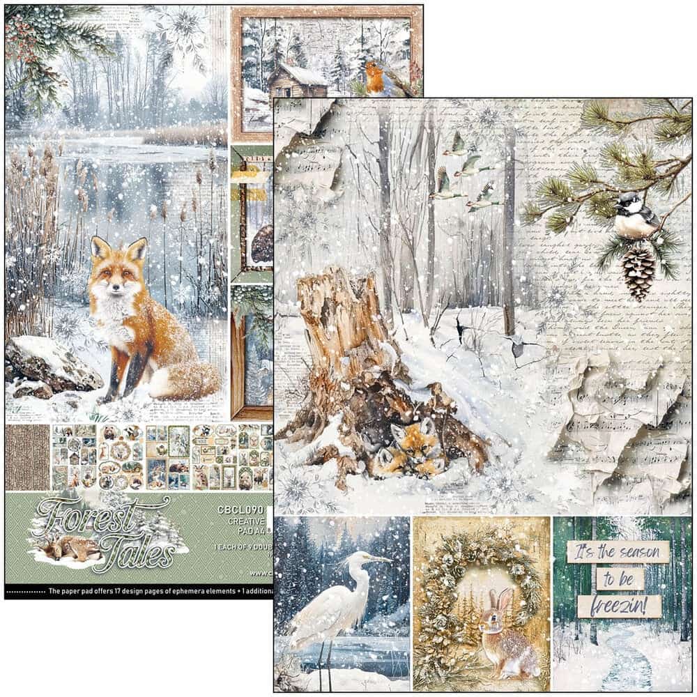 Creative Pad 9 - pack - Forest Tales - 3 - Ciao Bella - Tidformera