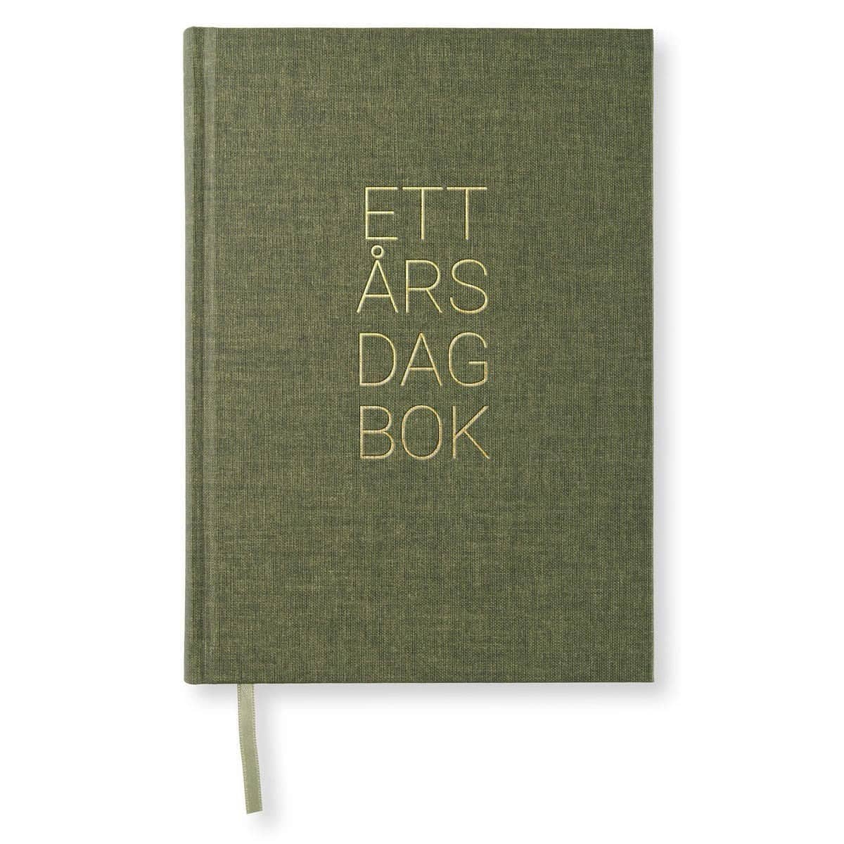 Dagböcker Paperstyle - Khaki Green 1 - år från Paperstyle - Grön dagbok - Tidformera