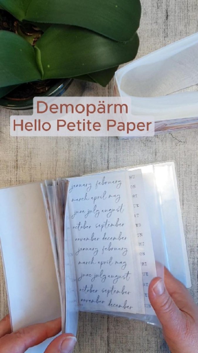 Demopärm Sticker Storage - Book Lover - 5 - Hello Petite Paper - Tidformera