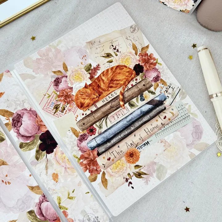 Demopärm Sticker Storage - One More Chapter (Cat) - 4 - Hello Petite Paper - Tidformera