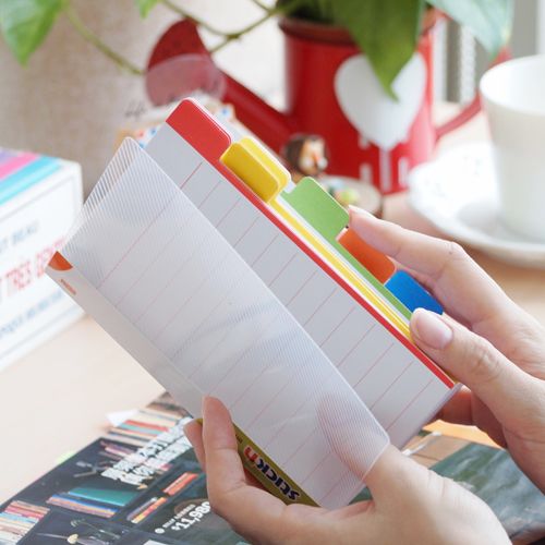 Divider notes Indexflik - Vit - 5 - Stick'n - Tidformera