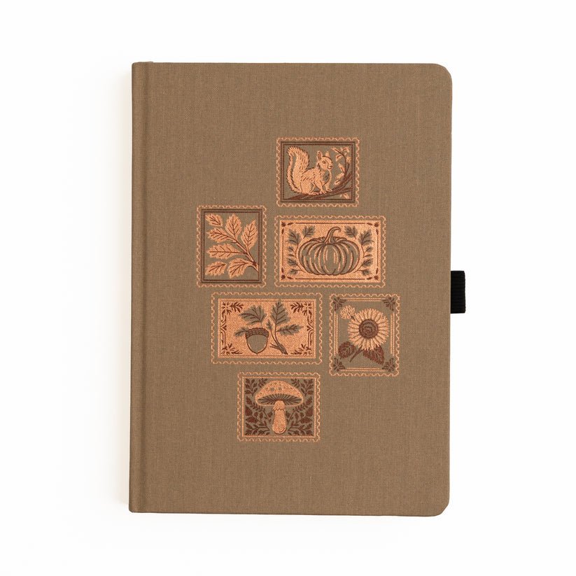 Dotted Notebook - A5 - 128 s - Stamp Collector - 1 - Archer & Olive - Tidformera
