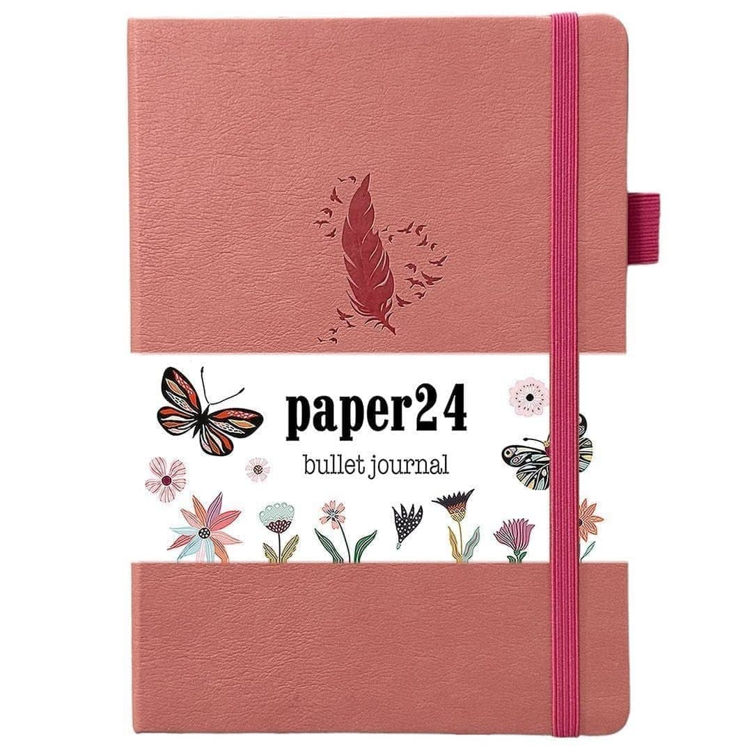 Dotted Notebook A5 160 GSM Feather - 2 - Paper24 - Tidformera