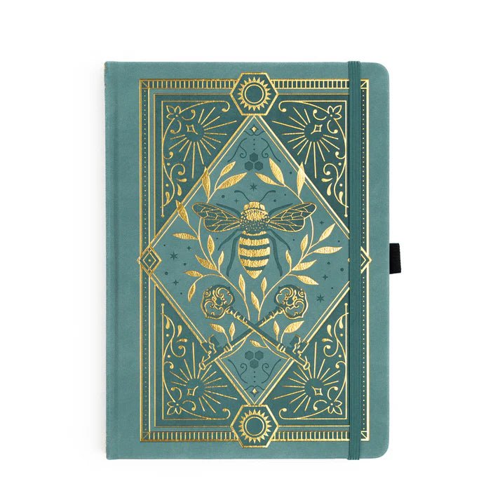 Dotted Notebook Keeper of the Bees in Soft Teal B5 - 1 - Archer & Olive - Tidformera
