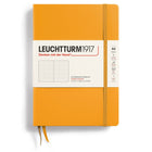 Dotted notebook Lt A5 Hård pärm Rising Sun från Leuchtturm1917 - Gul anteckningsbok - Tidformera