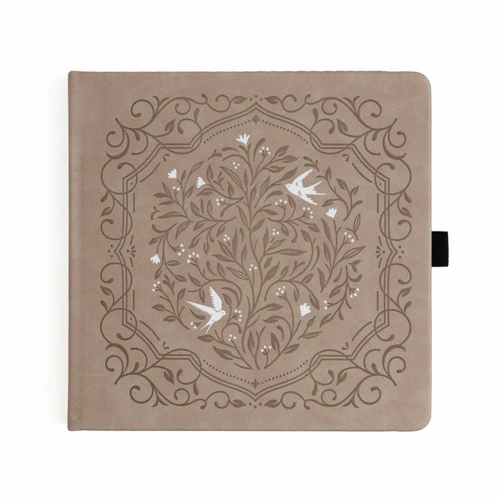 Dotted Notebook Songbird in Beige SQ - 1 - Archer & Olive - Tidformera