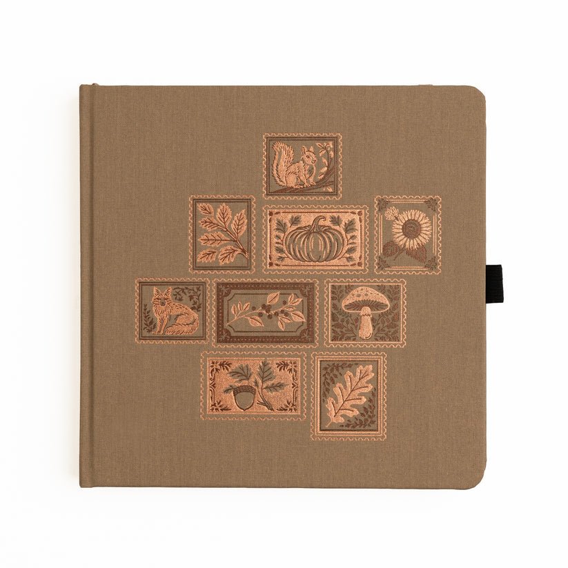 Dotted Notebook SQ - Stamp Collector - 1 - Archer & Olive - Tidformera