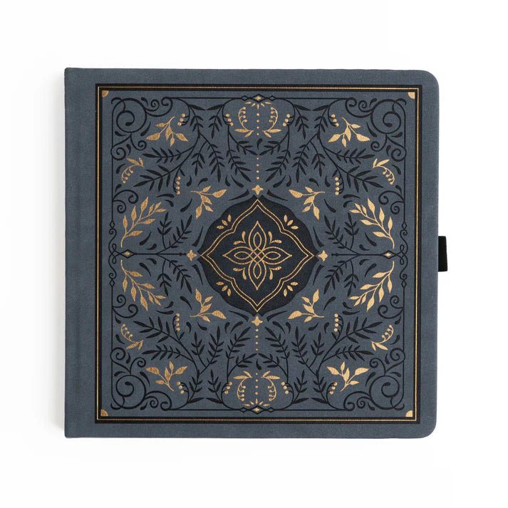 Dotted Notebook Storybook in Navy SQ - 1 - Archer & Olive - Tidformera