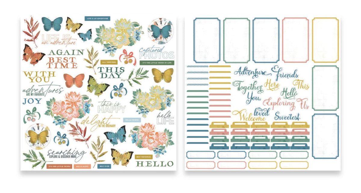 Ephemera Pack - Page starters - 2 - Arden Creative Studio - Tidformera