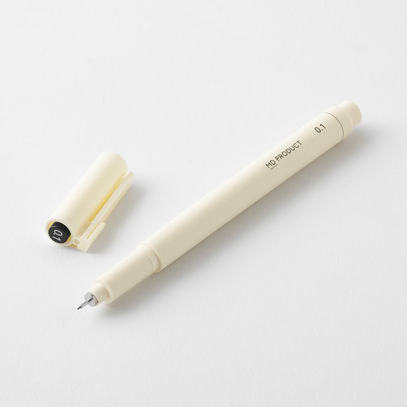 Fineliner MD Drawing Pen Black - 0,1 - 1 - Midori - Tidformera