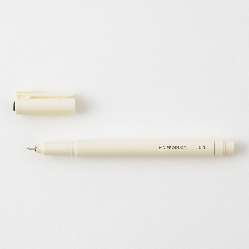 Fineliner MD Drawing Pen Black - 0,1 - 3 - Midori - Tidformera