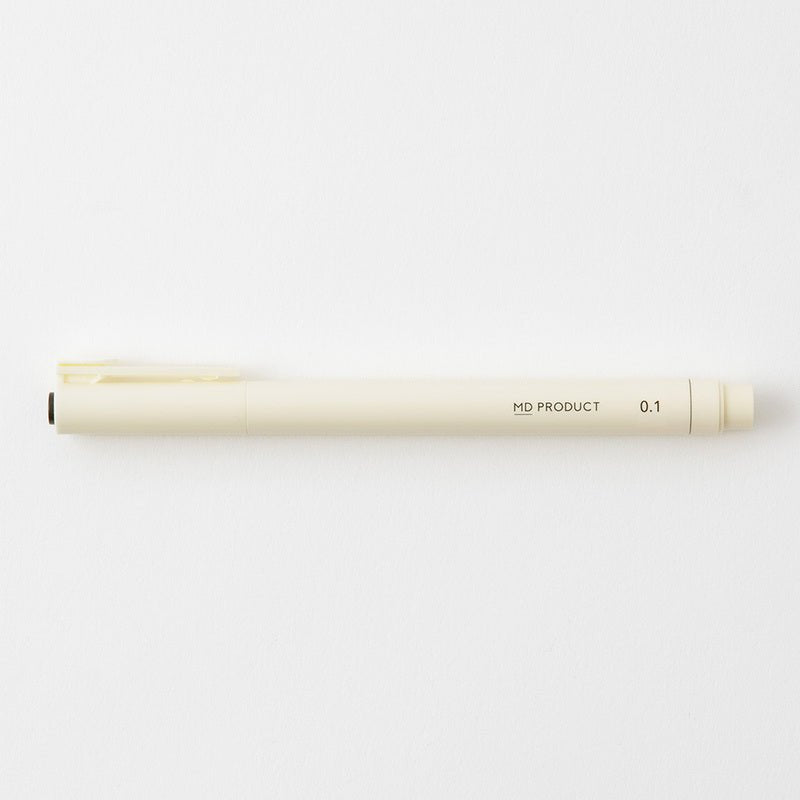 Fineliner MD Drawing Pen Black - 0,1 - 6 - Midori - Tidformera