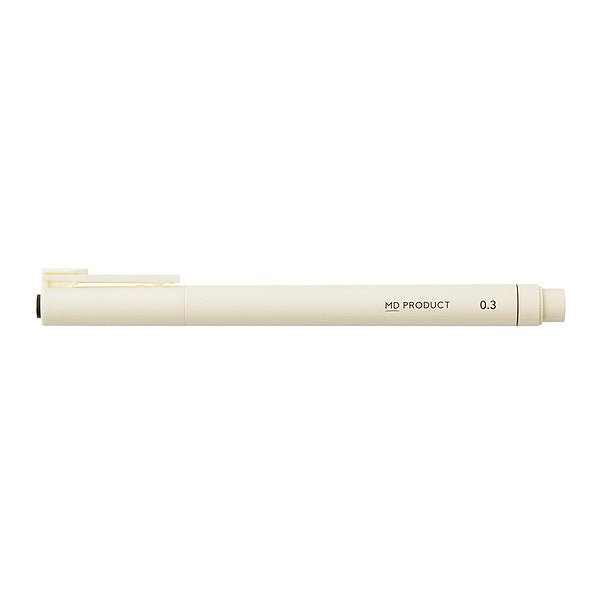 Fineliner MD Drawing Pen Black - 0,3 - 5 - Midori - Tidformera