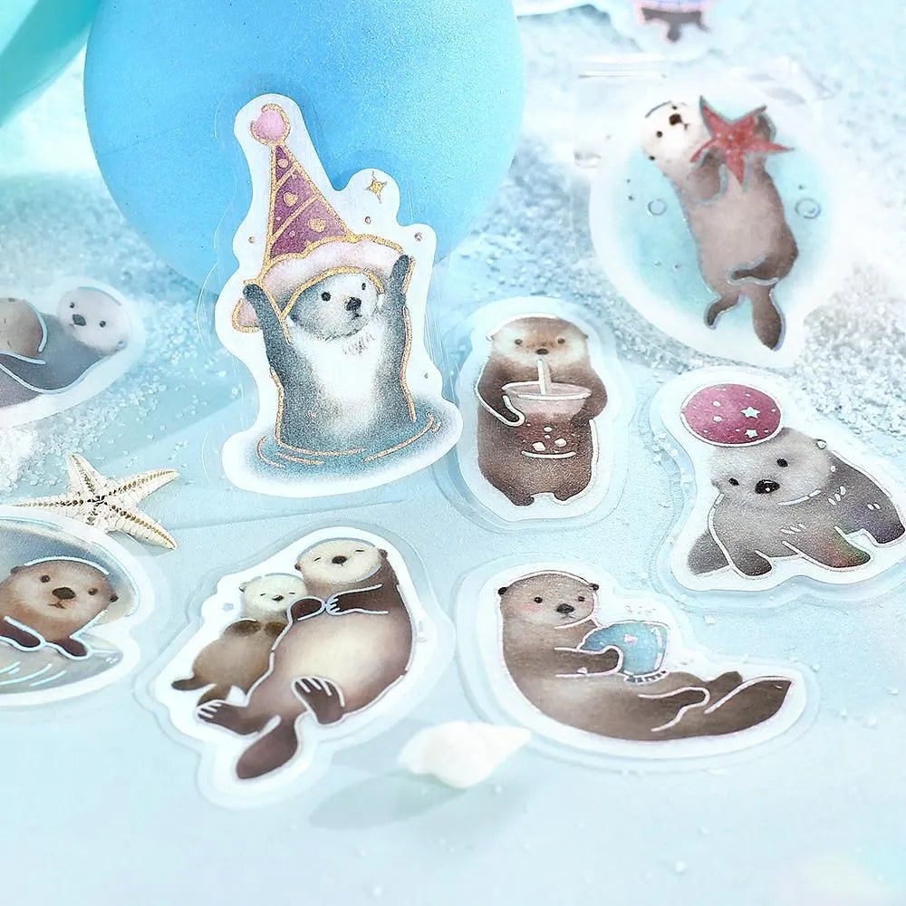 Flake stickers - Ippai - Full of sea otters! - 4 - BGM - Tidformera