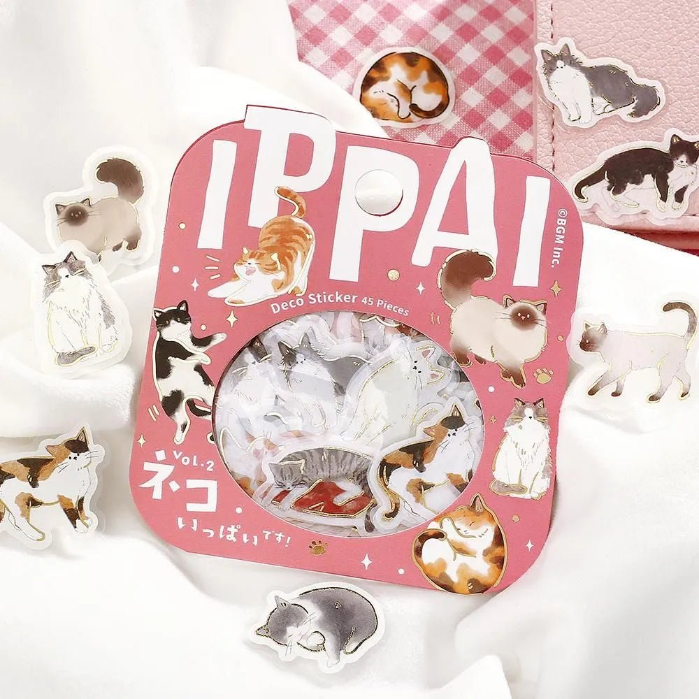 Flake stickers - Ippai - There are a lot of cats - 1 - BGM - Tidformera