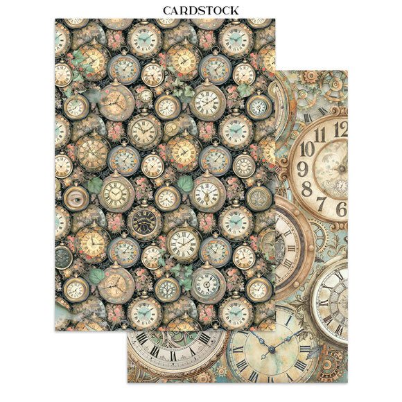 Focus points - Junk Journal - Gardens of time - 24 - Stamperia - Tidformera
