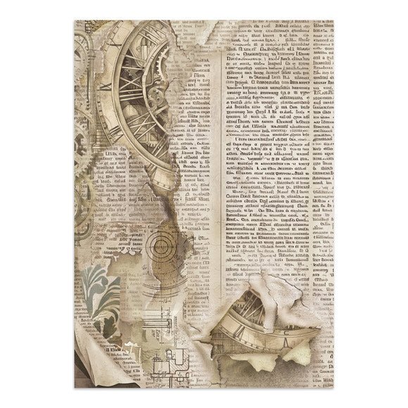 Focus points - Junk Journal - Gardens of time - 5 - Stamperia - Tidformera
