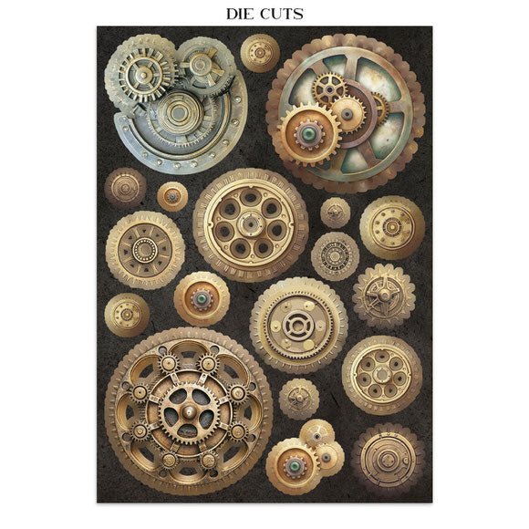Focus points - Junk Journal - Gardens of time - 30 - Stamperia - Tidformera